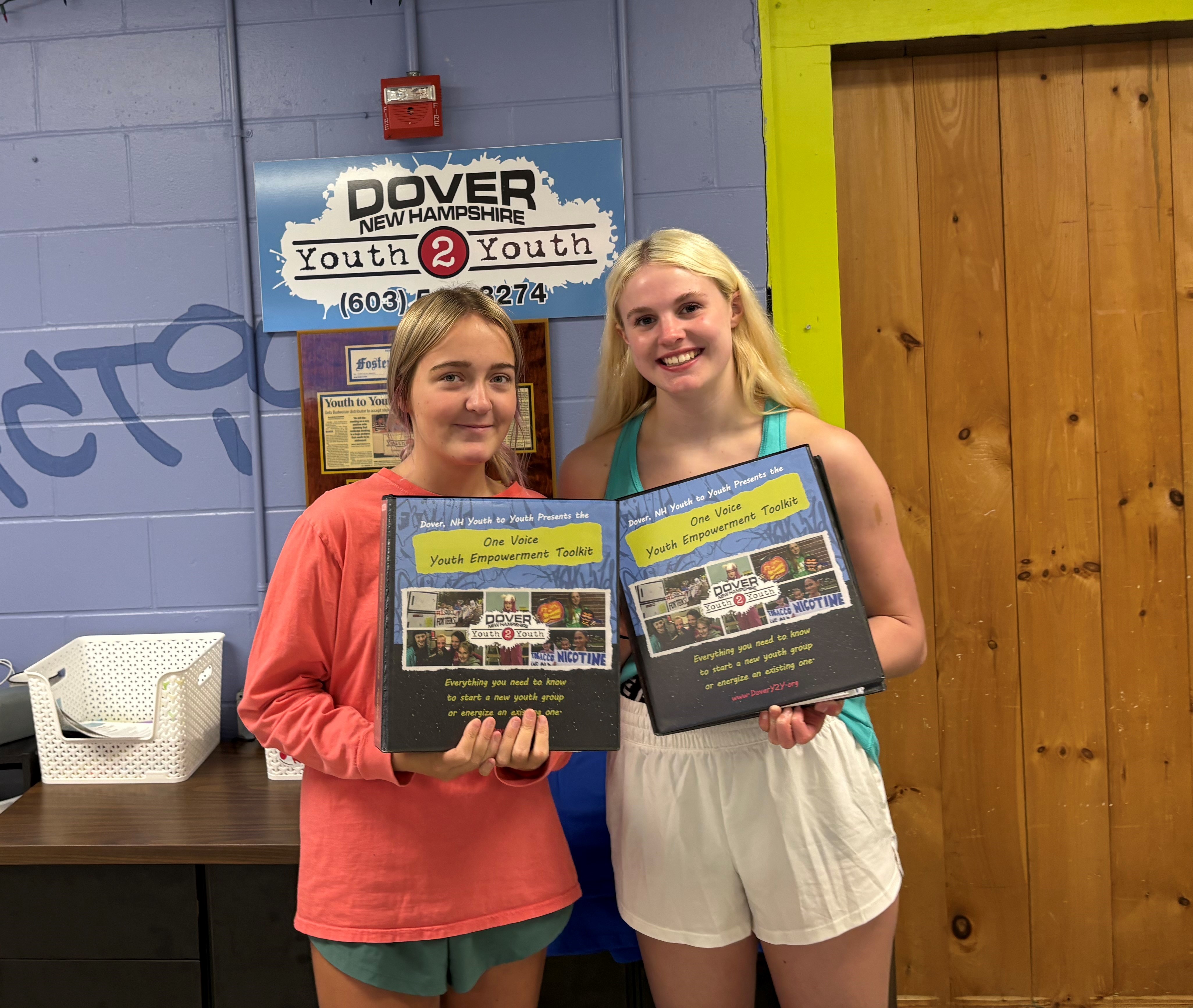 Dover Youth to Youth displays the One Voice Youth Empowerment Toolkit.