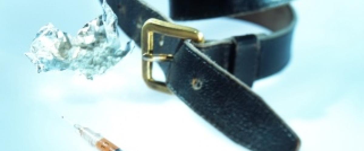 Image of a belt, used as a tourniquet when injecting drugs.