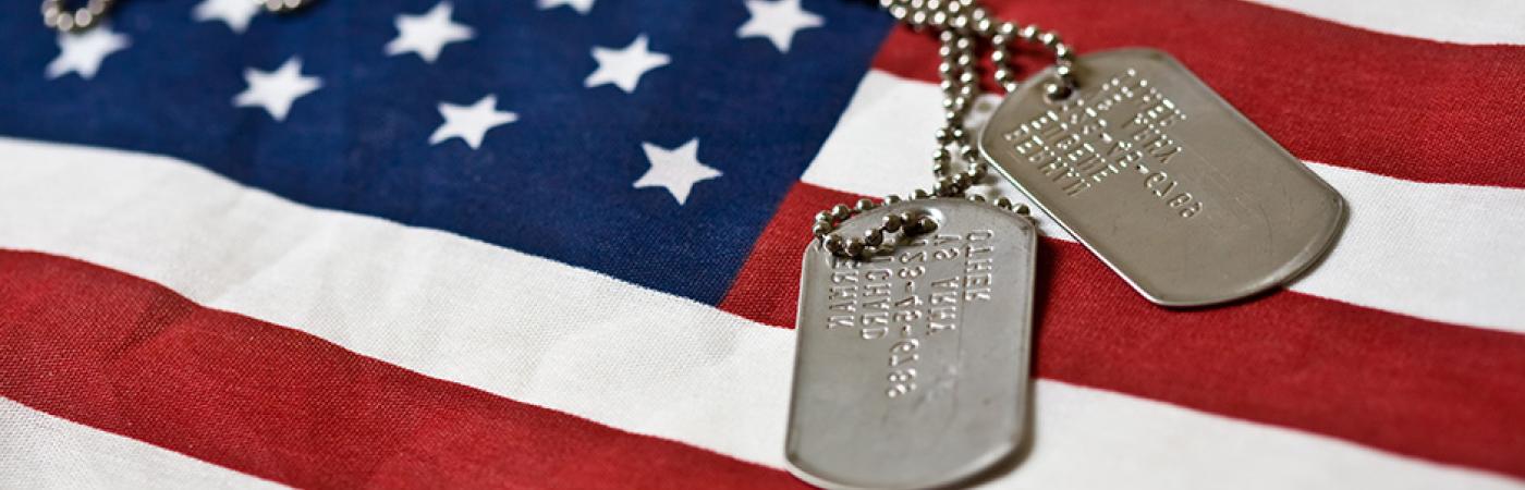 military dog tags