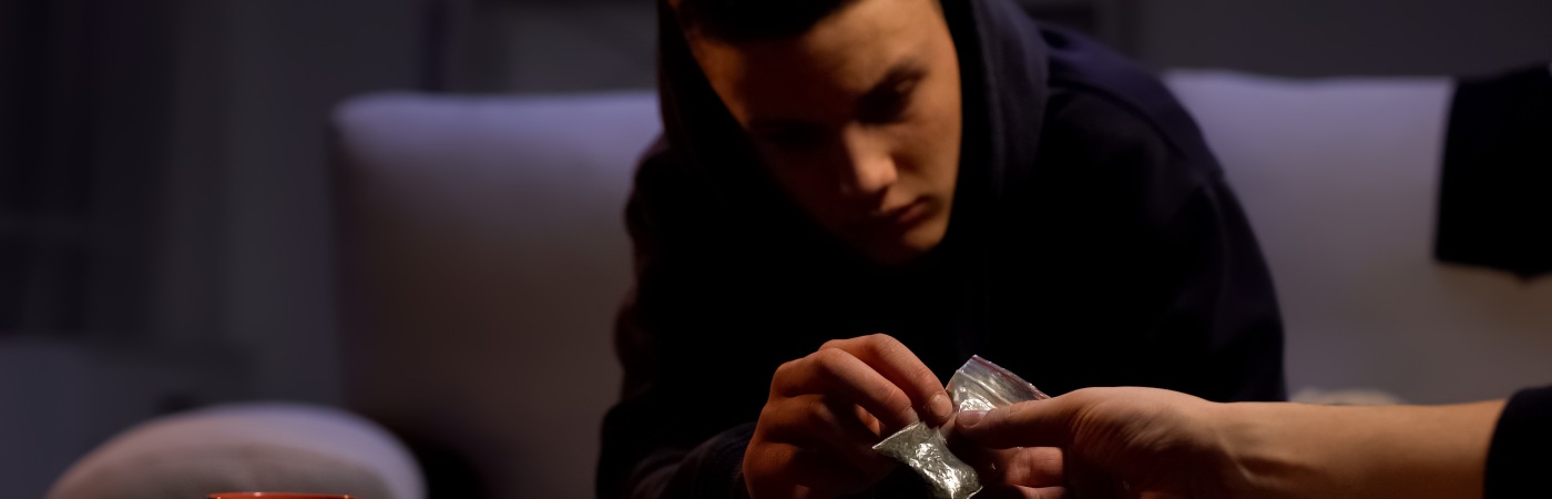 Youth takes marijuana