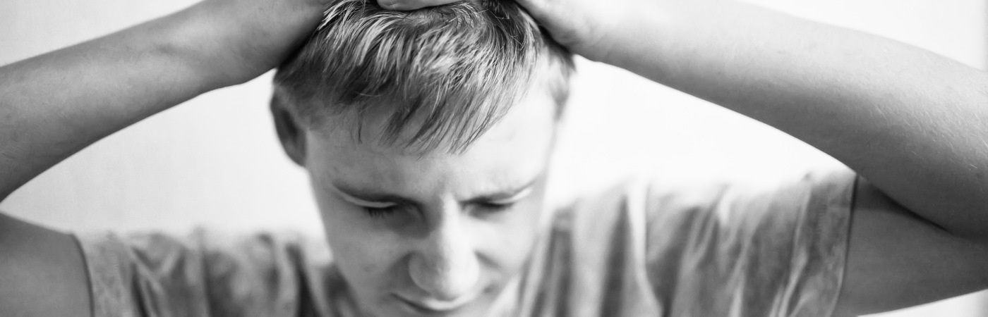 Frustrated teen