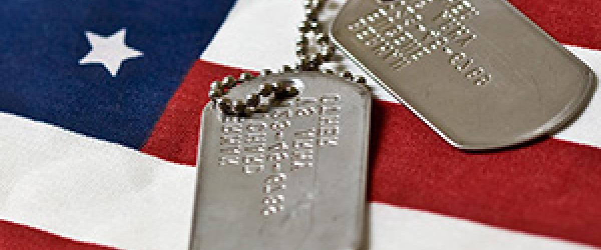 flag dog tags