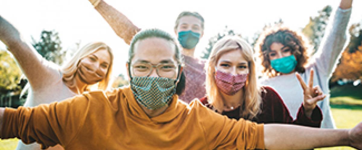 teens outdoor social distance