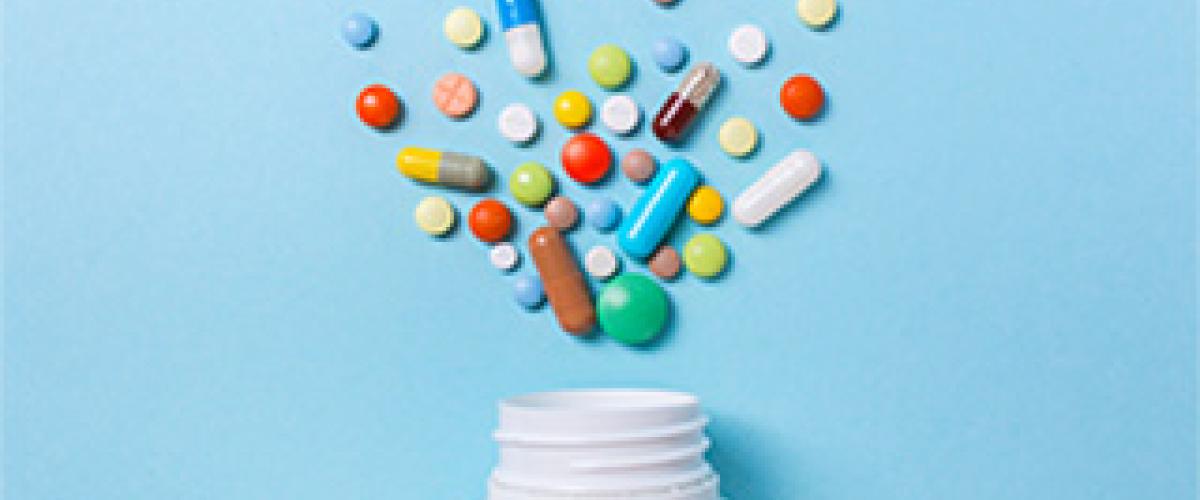 pill bottle with meds