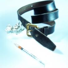 Image of a belt, used as a tourniquet when injecting drugs.