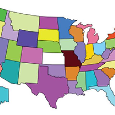 map of USA