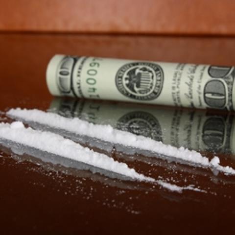 money and cocaine
