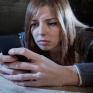teen girl on cell phone