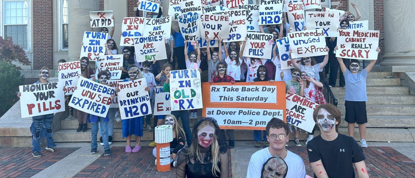 Dover Youth to Youth conducts the "Zombie Project."