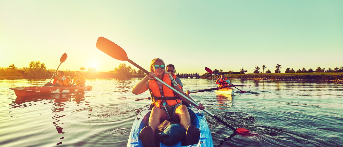 Rowing on the water