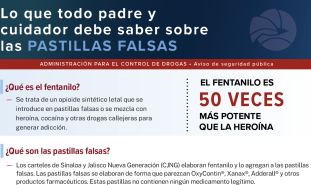 What Every Parent and Caregiver Needs to Know About Fake Pills (Spanish)
