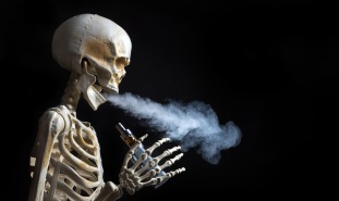 Skeleton vaping