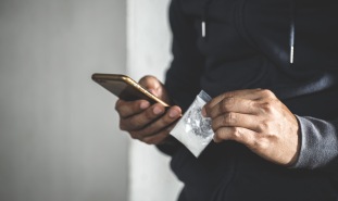 Cocaine and phone