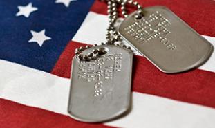 flag dog tags