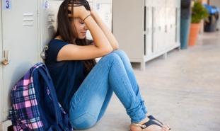 stressed teen