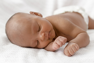 sleeping newborn