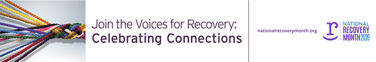 2020 Recovery Month banner